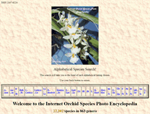 Tablet Screenshot of orchidspecies.com